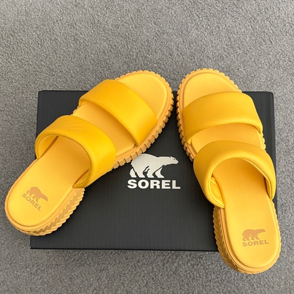 NWOT-Sorel Ona Streetworks Sorel Slide Mid Sandal - Picture 1 of 6